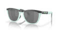 Oakley Frogskins Range (Low Bridge Fit) Matte Carbon/Blue Milkshake/Prizm Black (928403) Sunglasses - Color Image