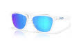 Oakley Frogskins S Polished Clear/Prizm Sapphire (950801) Sunglasses - Color Image