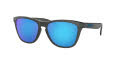 Oakley Frogskins - Alternate Fit Grey Smoke / Prizm Sapphire Lens (OO9245-74) Sunglasses - Color Image