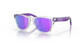 Oakley Youth Frogskins XXS Clear / Prizm Violet (900903) Sunglasses - Color Image