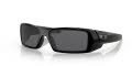 Oakley Gascan Polished Black / Grey Lens (03-471)  Sunglasses - Color Image