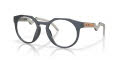 Oakley HSTN Low Bridge Fit Matte Blue Steel (8139A09) Eyeglasses - Color Image