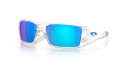 Oakley Heliostat Clear/Prizm Sapphire Polarized (923107) Sunglasses - Color Image