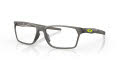 Oakley Hex Jector - Alternate Fit (TruBridge) Satin Grey Smoke (OX8174F-02) Eyeglasses - Color Image
