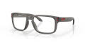 Oakley Holbrook Low Bridge Fit Satin Grey Smoke (810002) Eyeglasses - Color Image