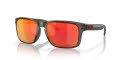 Oakley Holbrook - Alternate Fit Grey Smoke / Prizm Ruby Lens (OO9244-28) Sunglasses - Color Image