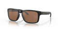 Oakley Holbrook Matte Black / Prizm Tungsten Polarized Lens (OO9102-D7) Sunglasses - Color Image