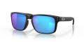 Oakley Holbrook Matte Black / Prizm Sapphire Polarized Lens (OO9102-F0) Sunglasses - Color Image