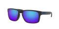 Oakley Holbrook - Alternate Fit Matte Black / Prizm Sapphire Polarized Lens (OO9244-48) Sunglasses - Color Image