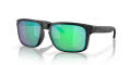 Oakley Holbrook - Alternate Fit Matte Black Ink / Prizm Jade Lens (OO9244-29) Sunglasses - Color Image