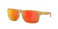 Oakley Holbrook Matte-Stone-Desert-Tan / Prizm-Ruby-Polarized (9102Y8) Sunglasses - Color Image