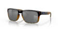 Oakley Holbrook MLB Collection Boston Red Socks Pine Tar / Prizm Black Lens (OO9102-P2) Sunglasses - Color Image