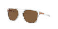Oakley Latch Beta Matte-Clear / Prizm-Bronze (943611) Sunglasses - Color Image