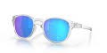 Oakley Latch Matte Clear/Prizm Sapphire Polarized (926565) Sunglasses - Color Image