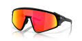 Oakley Latch Panel Matte Black / Prizm Ruby (940416) Sunglasses - Color Image