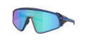 Oakley Latch Panel Matte-Transparent-Navy / Prizm-Sapphire (940406) Sunglasses - Color Image