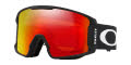 Oakley Goggles Line Miner Snow Matte Black / Prizm Torch Mirrored Iridium Lens (OO7070-02) Sunglasses - Color Image