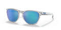 Oakley Manorburn Polished Clear / Prizm Sapphire Lens (OO9479-06) Sunglasses - Color Image