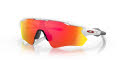 Oakley Radar EV Path Polished White / Prizm Ruby Lens (OO9208-72) Sunglasses - Color Image