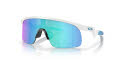 Oakley Youth Resistor Polished White / Prizm Sapphire Lens (901007) Sunglasses - Color Image