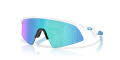 Oakley Youth Resistor Sweep Polished White/Prizm Sapphire (901501) Sunglasses - Color Image