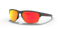 Oakley Sliver Edge Matte Black Ink-Prizm Ruby (941302) Sunglasses - Color Image