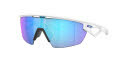 Oakley Sphaera Matte-White / Prizm-Sapphire-Polarized (940302) Sunglasses - Color Image