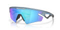 Oakley Sphaera Slash Matte Transparent Stonewash/Prizm Sapphire Polarized (949903) Sunglasses - Color Image