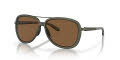 Oakley Split Time Matte Olive Ink / Prizm Bronze (412925) Sunglasses - Color Image