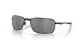 Oakley Square Wire Polished Black / Prizm Black Lens (OO4075-13) Sunglasses - Color Image