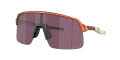 Oakley Sutro Lite Matte-Red-Gold-Colorshift / Prizm-Road-Black (946358) Sunglasses - Color Image