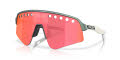 Oakley Sutro Lite Sweep Matte Silver/Blue Colorshift/Prizm Trail Torch (946531) Sunglasses - Color Image