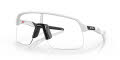 Oakley Sutro Lite Matte White / Clear to Black Iridium Photochromic Lens (946346) Sunglasses - Color Image