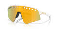 Oakley Sutro Lite Sweep Mathieu Van Der Poel Signature Series White Splatter/Prizm 24K (946533) Sunglasses - Color Image