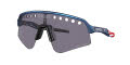 Oakley Sutro Lite Sweep Troy-Lee-Designs-Blue-Colorshift / Prizm-Grey (946528) Sunglasses - Color Image