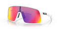 Oakley Sutro - Alternate Fit Matte White / Prizm Road Lens (OO9406A-03) Sunglasses - Color Image