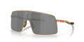 Oakley Sutro TI Patrick Mahomes II Collection Matte Gold / Prizm Black Lens (601305) Sunglasses - Color Image