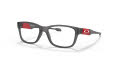 Oakley Youth Top Level Satin Grey Smoke (OY8012-02) Eyeglasses - Color Image