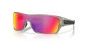 Oakley Turbine Rotor Matte Transparent Grey Ink / Prizm Road (930730) Sunglasses - Color Image