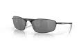 Oakley Whisker Satin Black / Prizm Black Polarized Lens (OO4141-03) Sunglasses - Color Image