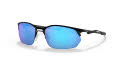 Oakley Wire Tap 2.0 Satin Black / Prizm Sapphire Lens (OO4145-04) Sunglasses - Color Image