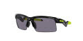 Oakley Youth Capacitor Polished-Black / Prizm-Grey (901301) Sunglasses - Color Image