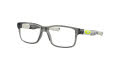 Oakley Youth Field Day Introspect Collection Polished-Grey-Smoke (800711) Eyeglasses - Color Image
