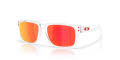 Oakley Youth Holbrook XXS Clear / Prizm Ruby (901403) Sunglasses - Color Image