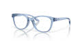Oakley Youth Humbly (Low Bridge Fit) Polished Transparent Blue (802902) Eyeglasses - Color Image