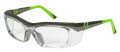 On Guard Safety OG225S Gunmetal/Green (2850DD) Eyeglasses - Color Image