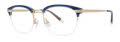 Original Penguin The Park Navy Gold Eyeglasses - Color Image