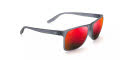 Maui Jim Pailolo-603 Translucent Matte Grey / Hawaii Lava Mirror PolarizedPlus2 Lens (RM603-14) Sunglasses - Color Image