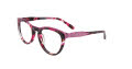 Paradox P5015 No Clip-On Lens Red Marbled & Pink (030) Eyeglasses - Color Image