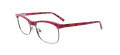 Paradox P5019 No Clip-On Lens Red & Pink & Purple & Steel (030) Eyeglasses - Color Image